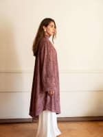 The oasis kimono-Dusty mauve