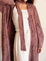 The oasis kimono-Dusty mauve