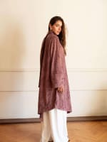 The oasis kimono-Dusty mauve