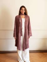 The oasis kimono-Dusty mauve