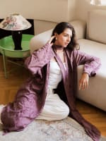 The oasis kimono-Dusty mauve