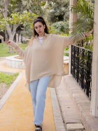 Ellen top in beige 