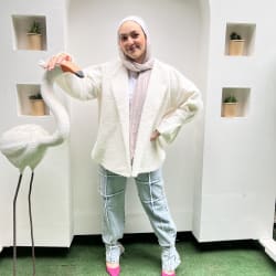 Angelic jacket in white 