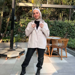 Beige Wool Jacket