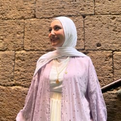 Galaxy kimono with stars in lilac 