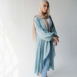 Flowy cardigan in baby blue 