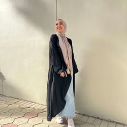 Flowy cardigan in black 