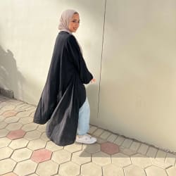 Flowy cardigan in black 