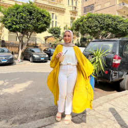 Flowy cardigan in mustard