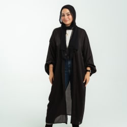 Sila kimono in black 