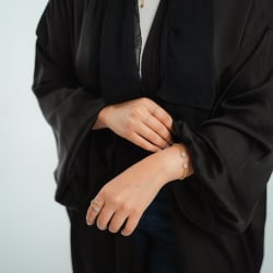 Sila kimono in black 