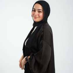 Sila kimono in black 