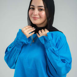 basic top in blue 