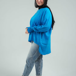 basic top in blue 