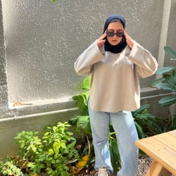 Miren top in grey