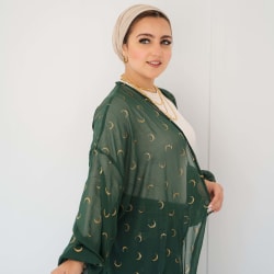 Galaxy kimono in olive 