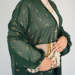 Galaxy kimono in olive 