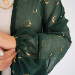 Galaxy kimono in olive 