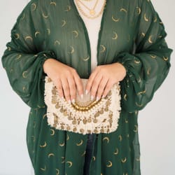 Galaxy kimono in olive 