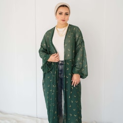 Galaxy kimono in olive 