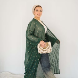 Galaxy kimono in olive 