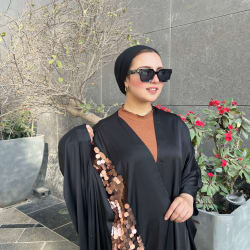 Arabic satin kaftan
