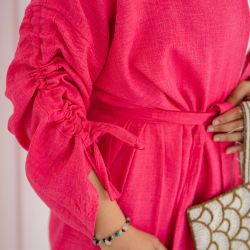 Maria cardigan in hot pink