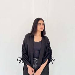 Maria cardigan in black