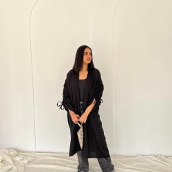Maria cardigan in black