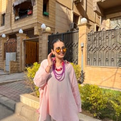 Ellen top in powder pink