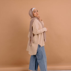 Ellen top in beige 