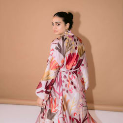 Gardenia silk kimono
