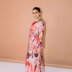 Gardenia silk kimono