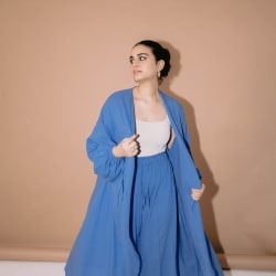 flowy set in blue 