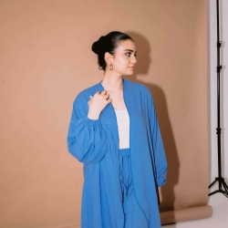 flowy set in blue 