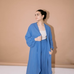 flowy set in blue 