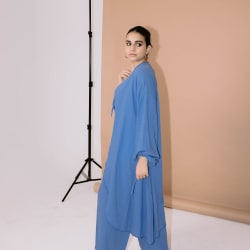 flowy set in blue 