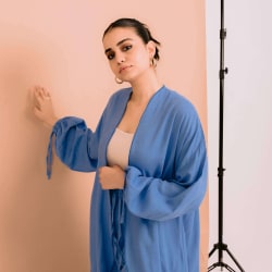 flowy set in blue 