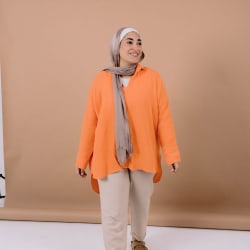 Ellen top in orange 