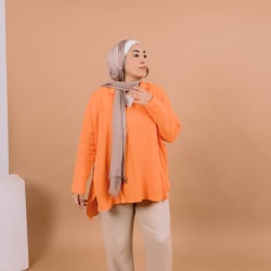 Ellen top in orange 