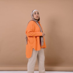 Ellen top in orange 