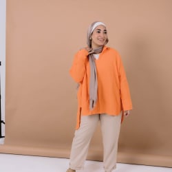 Ellen top in orange 