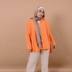 Ellen top in orange 