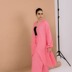 Flowy set in pink