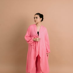 Flowy set in pink