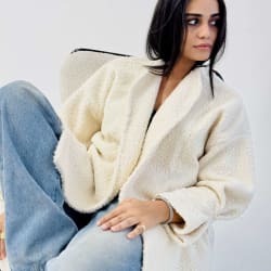 Angelic jacket in off white 