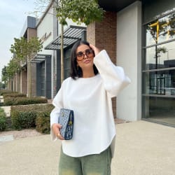 Miren top in white 