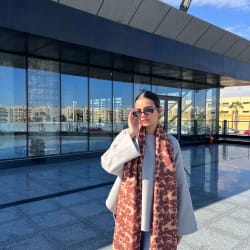 Leopard scarf 