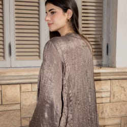 Crushed kimono - Brown 