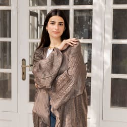 Crushed kimono - Brown 
